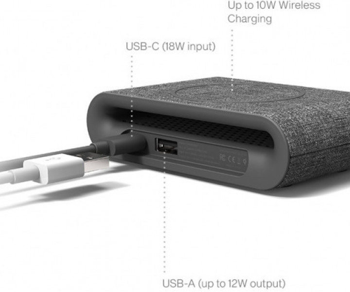  iOttie Беспроводное зарядное устройство iON Wireless Fast Charging Pad Plus Grey (CHWRIO105GR)